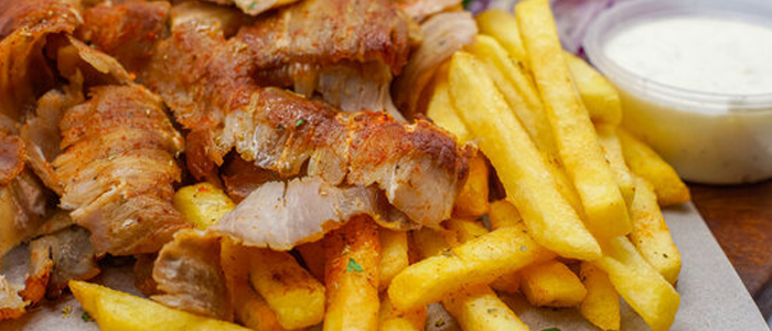Chicken & Doner Mixed & Chips 